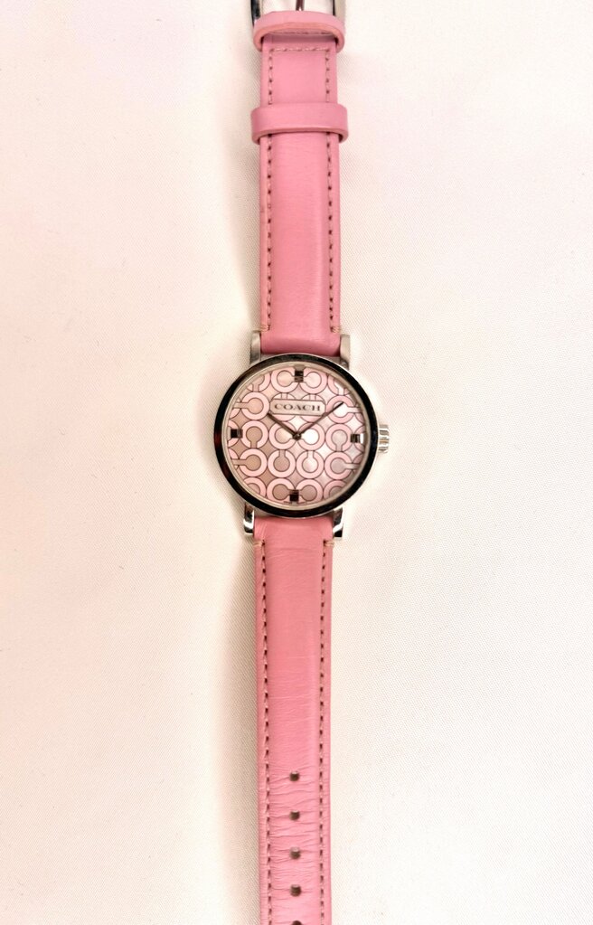 Coach Pink Leather Watch