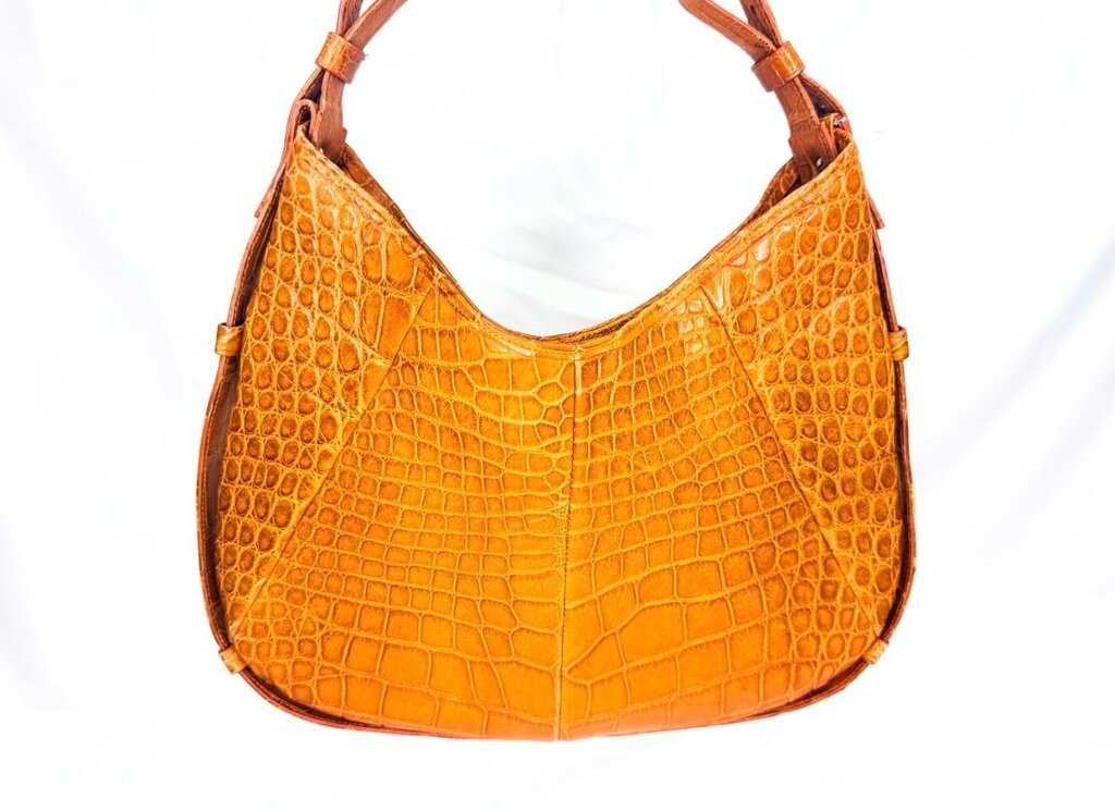 Vintage Puruti Alligator Shoulder Bag