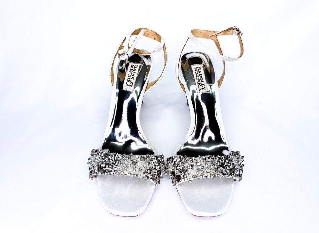 Badgley Mischka Women's Heels with Embellished Strap