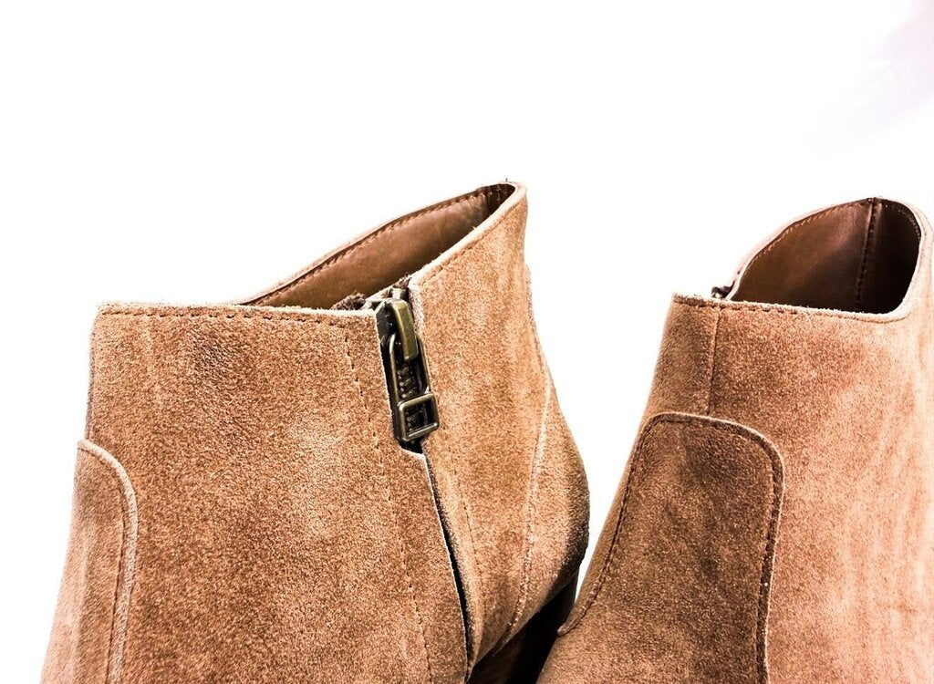 Tan Suede Ankle Boots