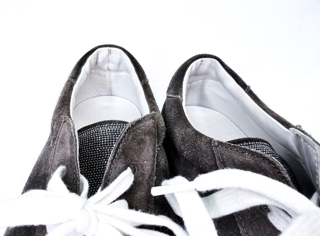 Brunello Cucinelli Brown Suede Sneakers
