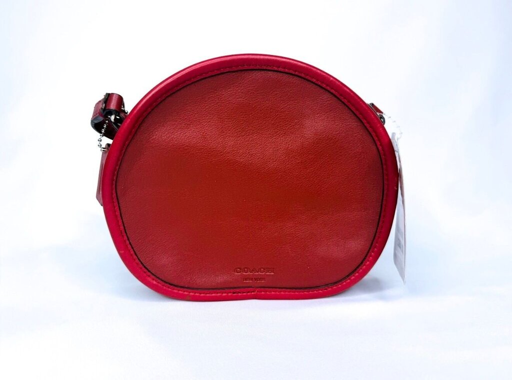 Coach Red Leather Crossbody Bag