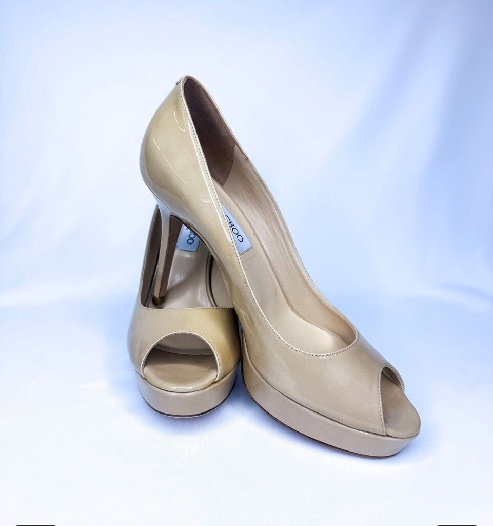 Jimmy Choo Open-Toe High Heels