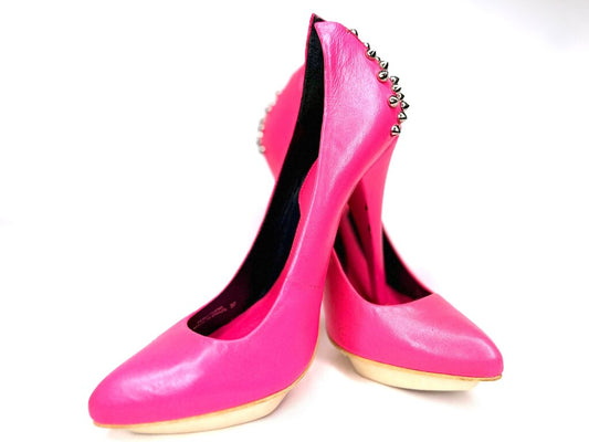 Alexander McQueen Hot Pink Heels