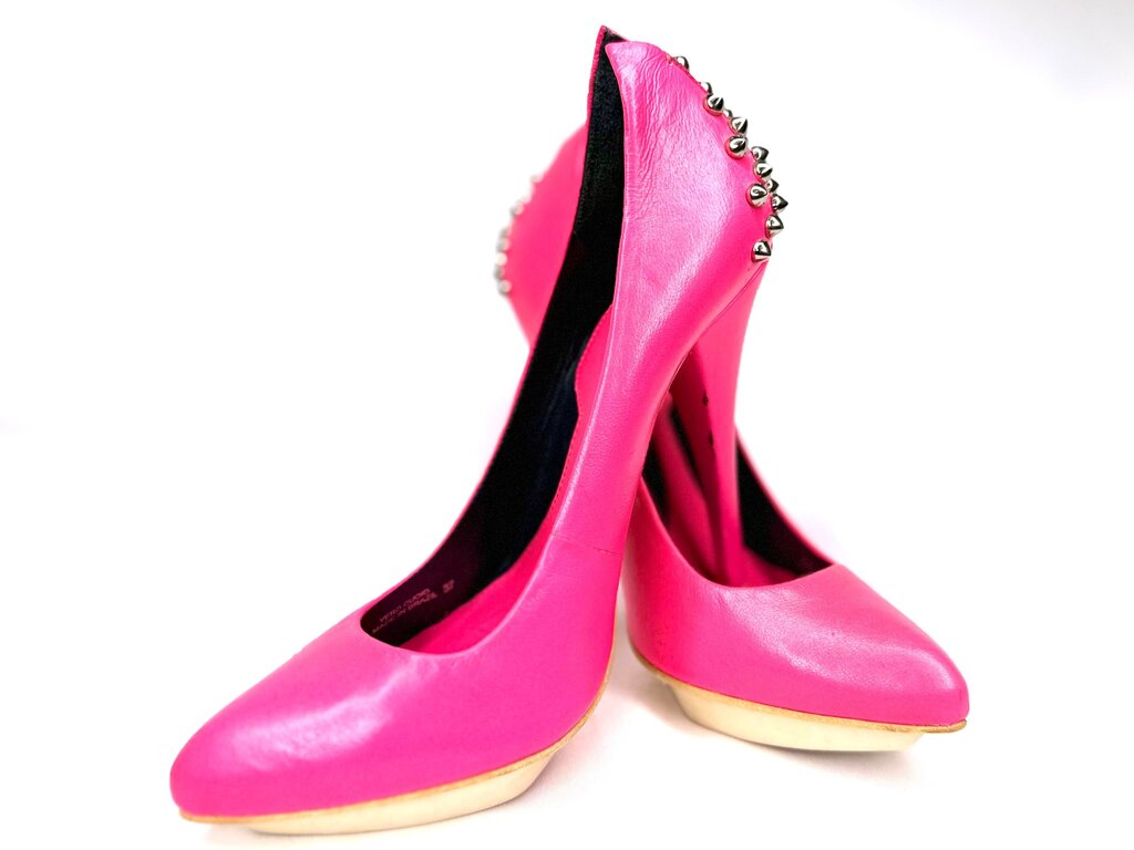 Alexander McQueen Hot Pink Heels
