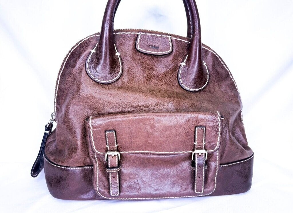 Chloé Brown Leather Handbag