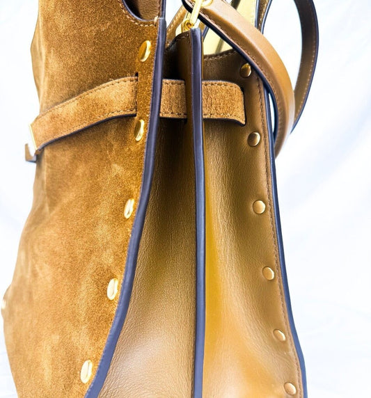 Tory Burch Brown Suede Bag