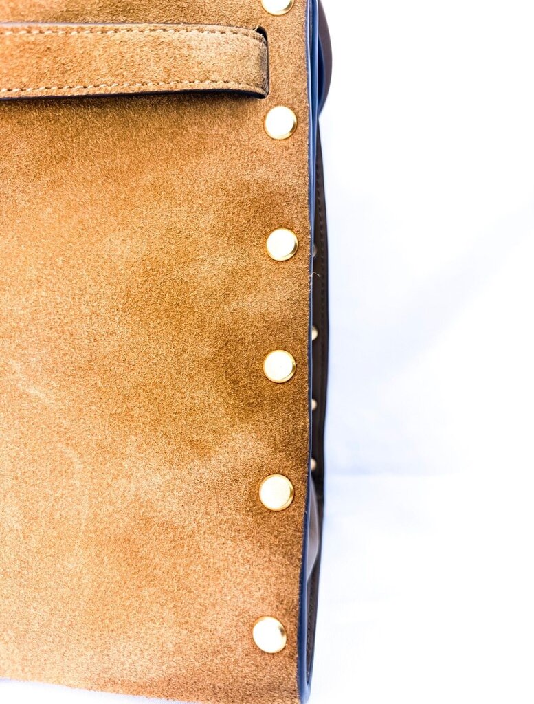 Tory Burch Brown Suede Bag