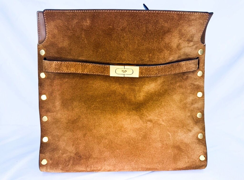 Tory Burch Brown Suede Bag
