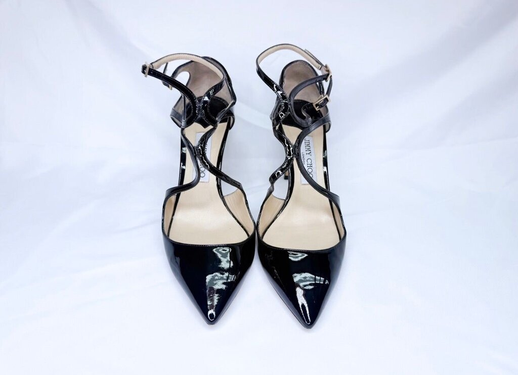 Jimmy Choo Black Leather Pumps