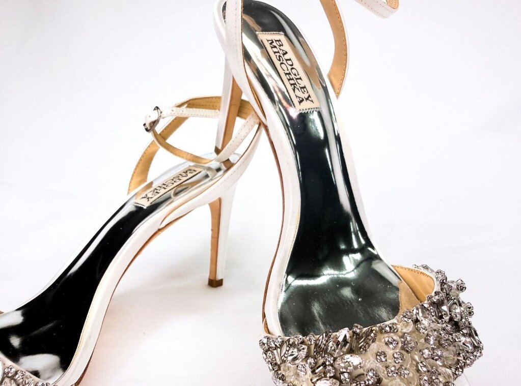 Badgley Mischka Women's Heels with Embellished Strap