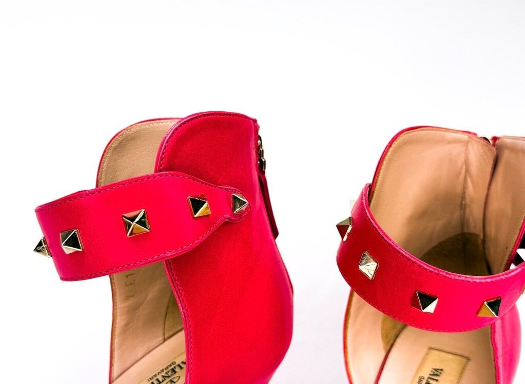 Valentino Pink Studded Heels