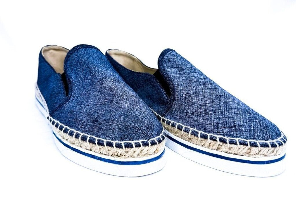 Jimmy Choo Denim Slip-On Shoes